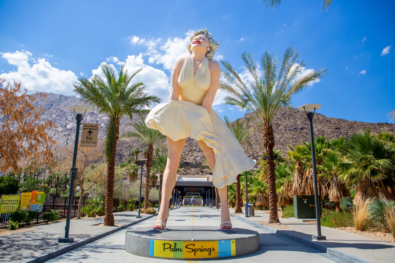 Palm Springs Marilyn statue