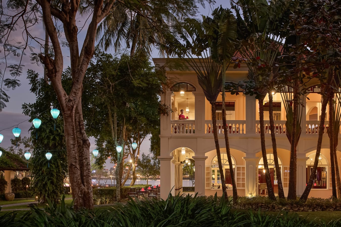 Exterior View at night 