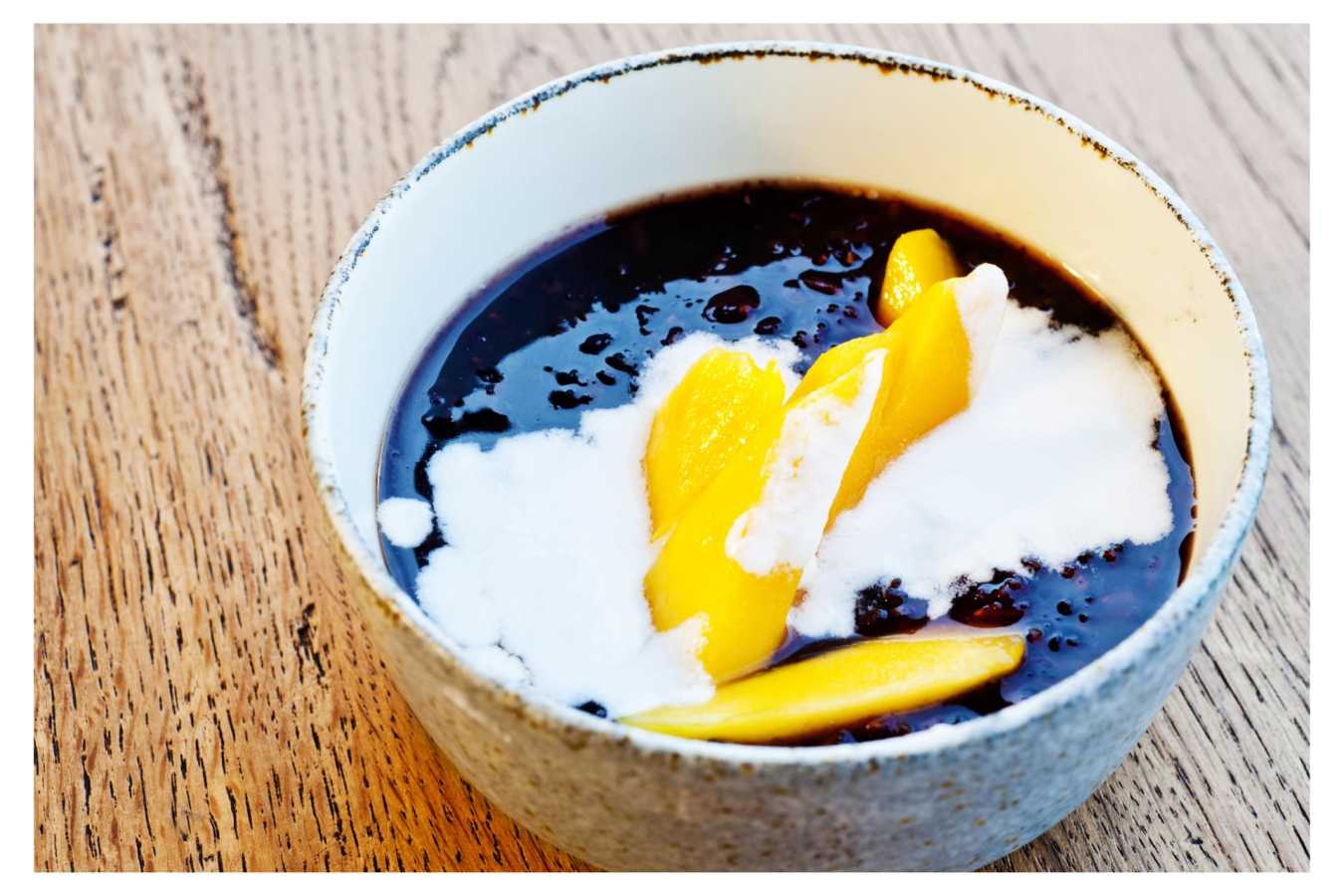 Black Sticky Rice with Mango - Aqua Mekong