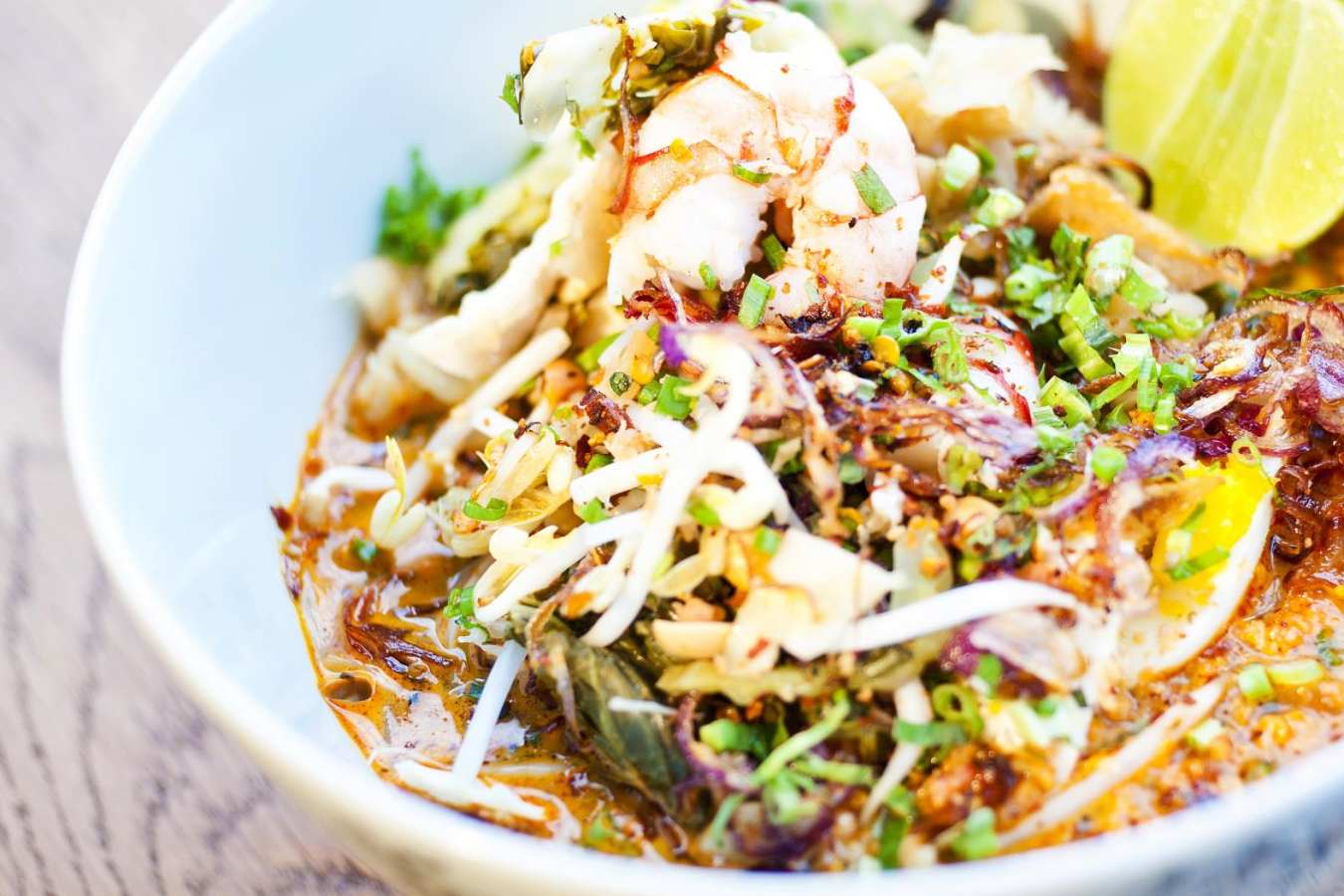 Laksa of Prawns - Aqua Mekong