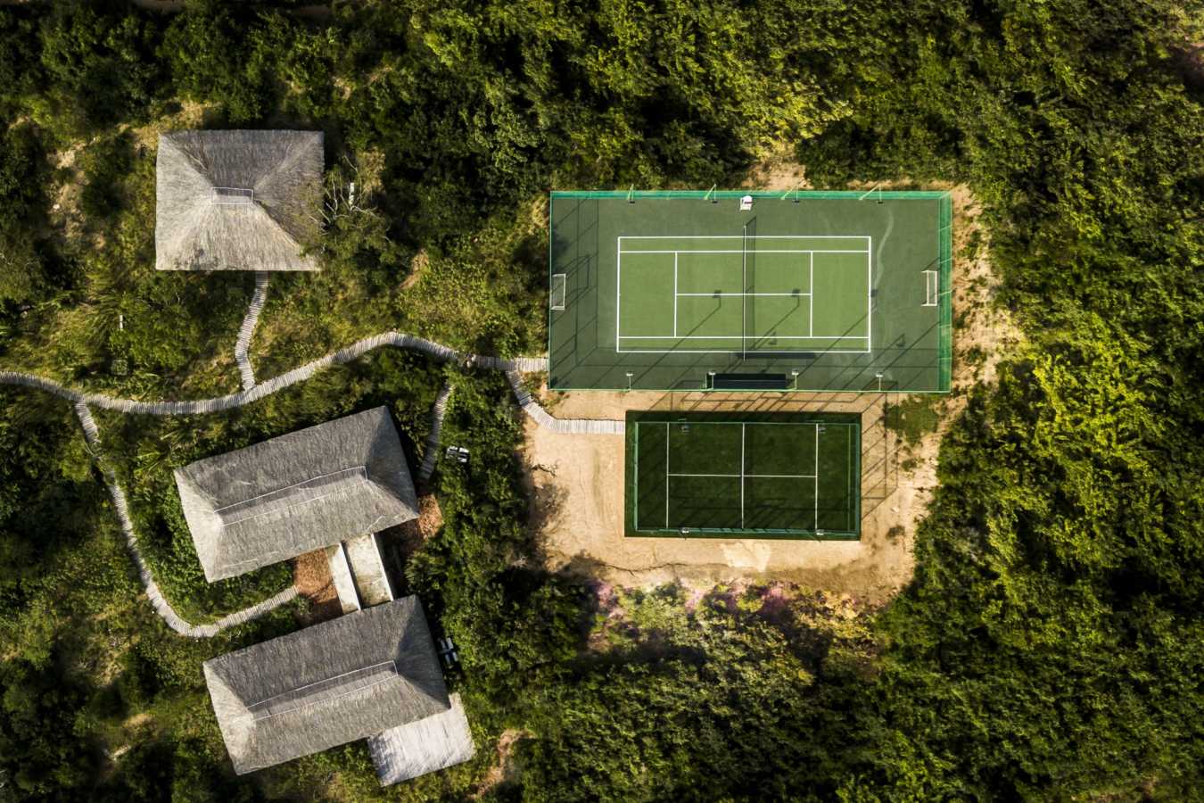 Bai San Ho - Aerial View of Sports Centre