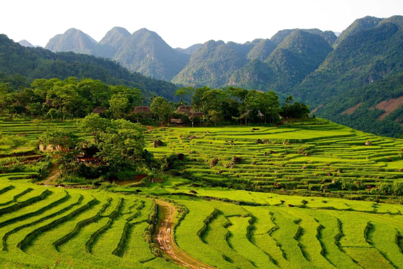 Aerial view of Mai Chau