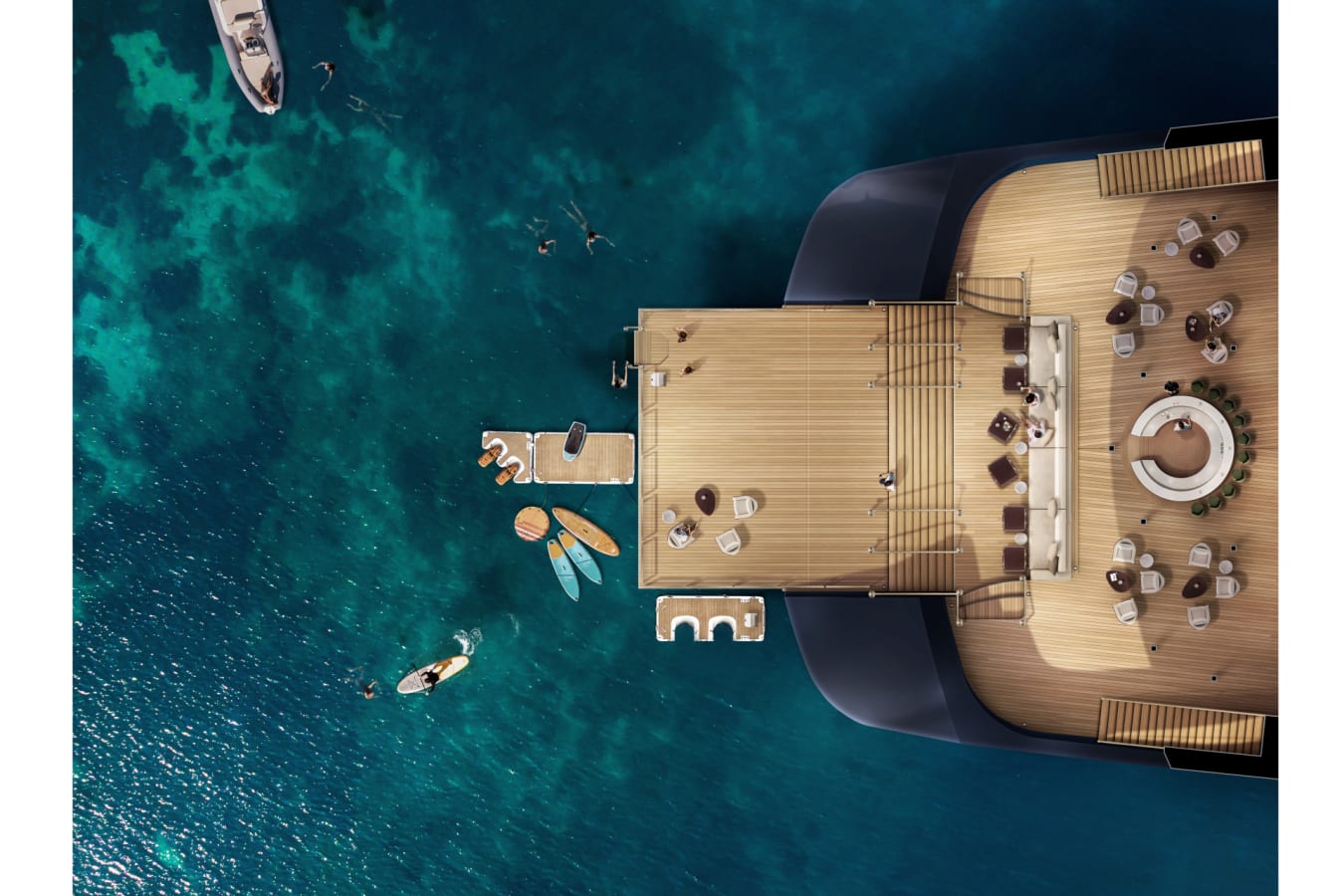 Birds Eye View Stern 