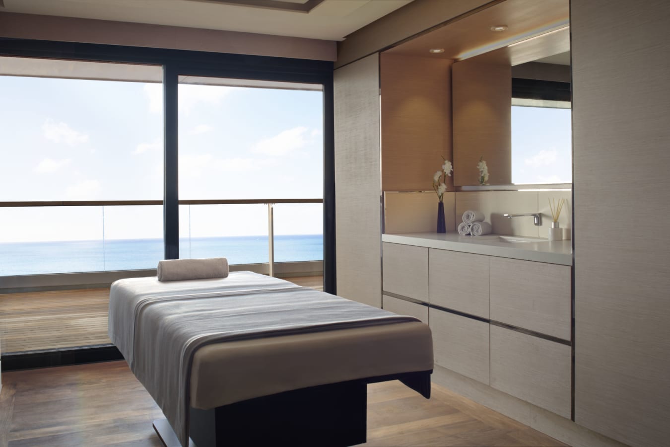 Spa treatment room 