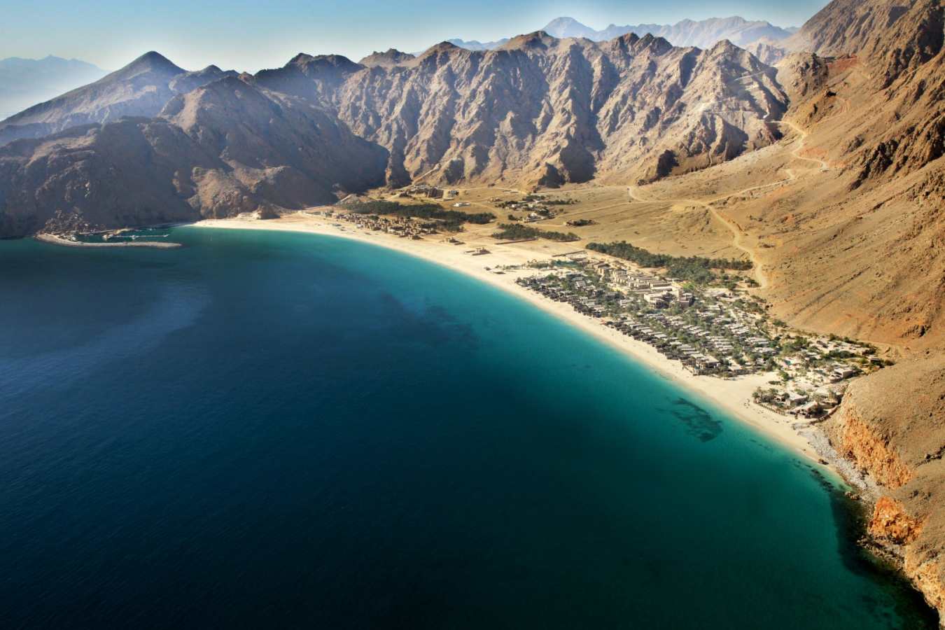 Zighy Bay Aerial View 