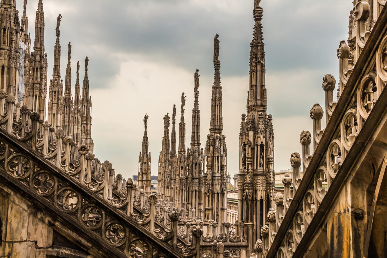 Milan Cathederal Spires 