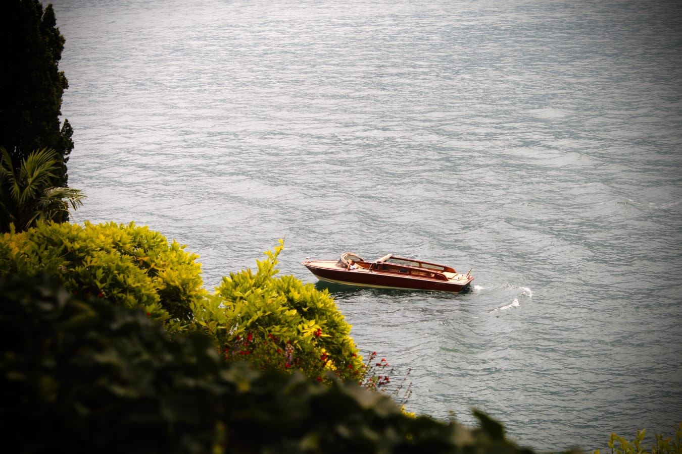 Boat on Lake Como 