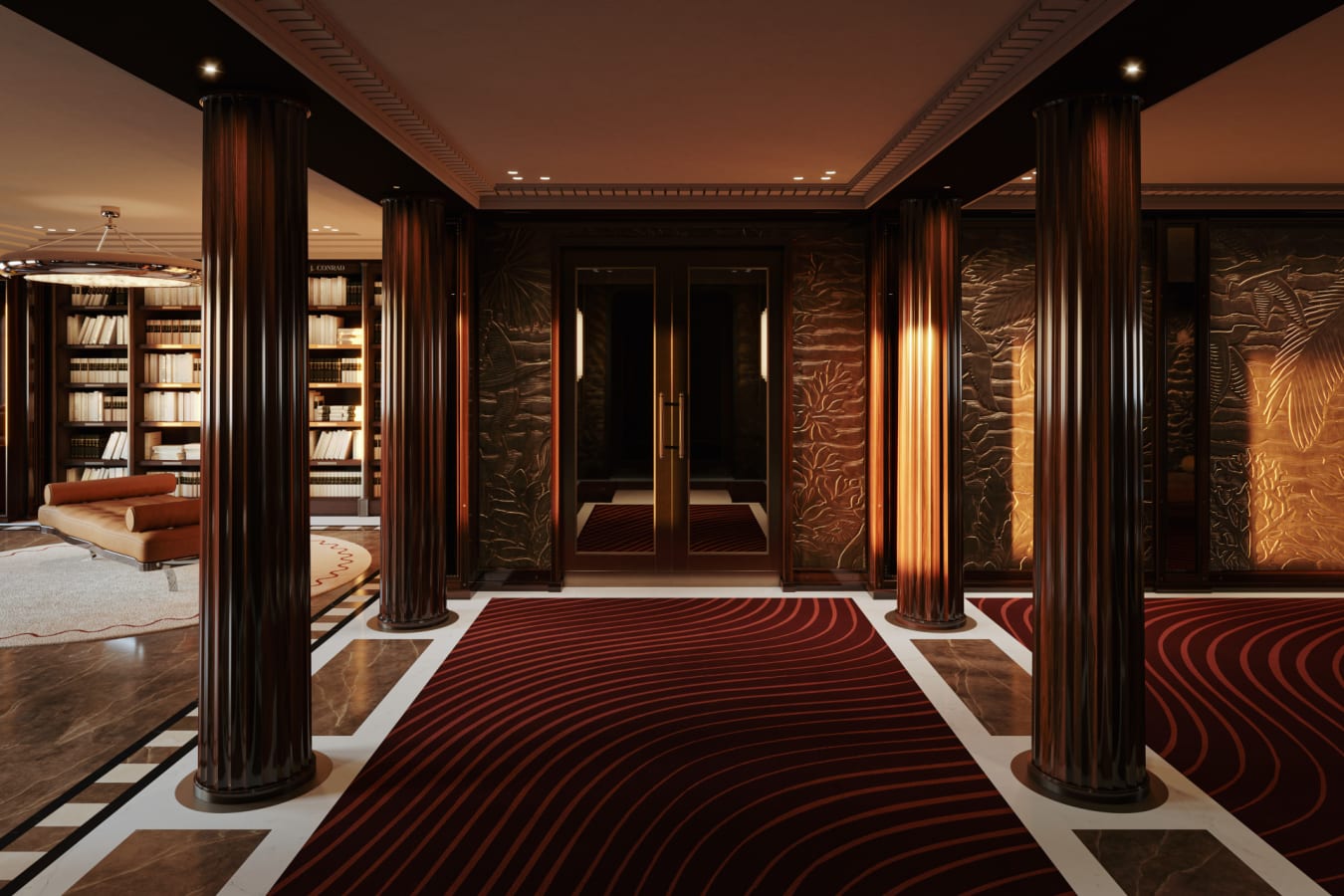 ship lobby 