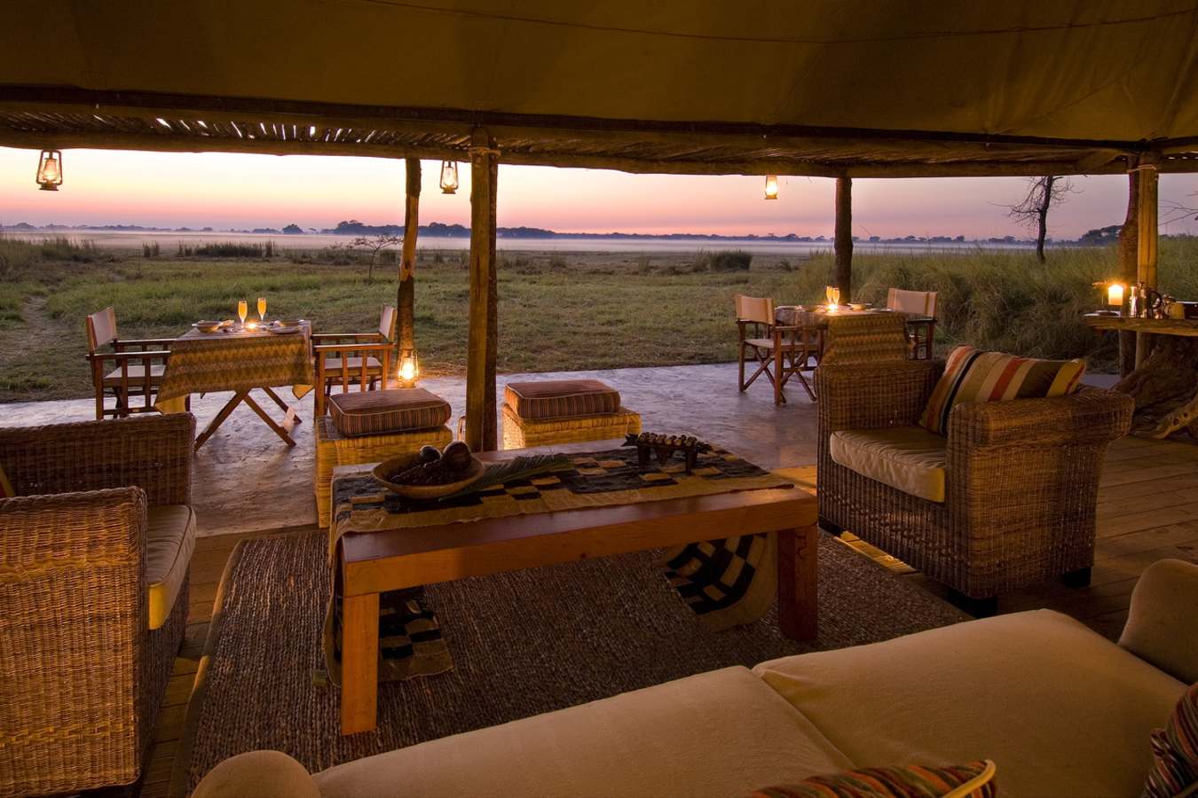 Sunrise - Busanga Bush Camp