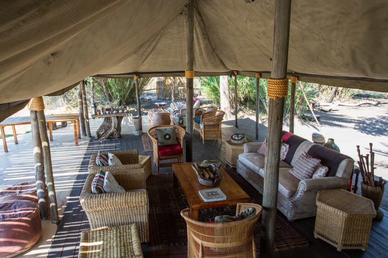 Main Living Area - Busanga Bush Camp