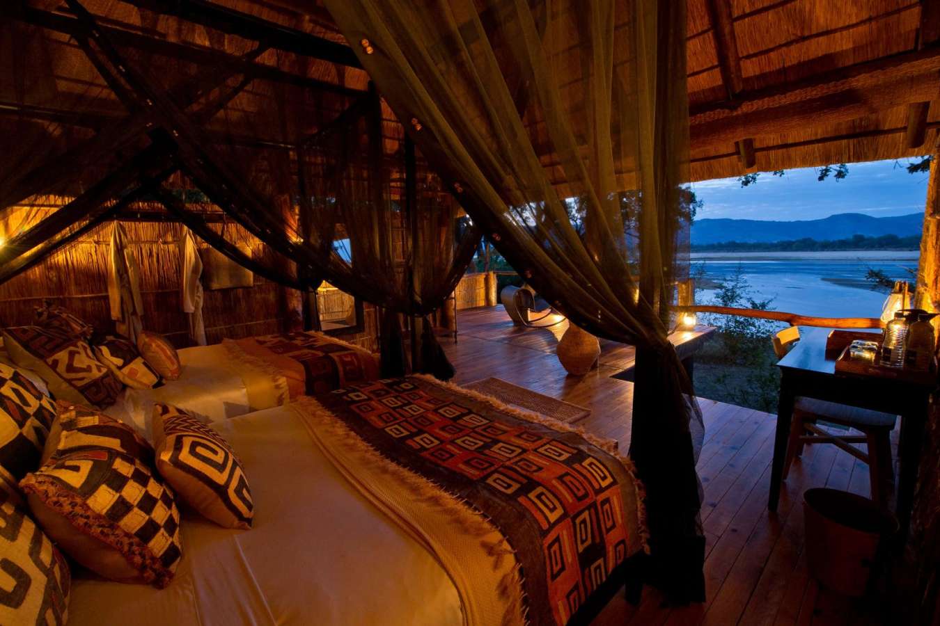 View from tree house - Chamilandu Bush Camp