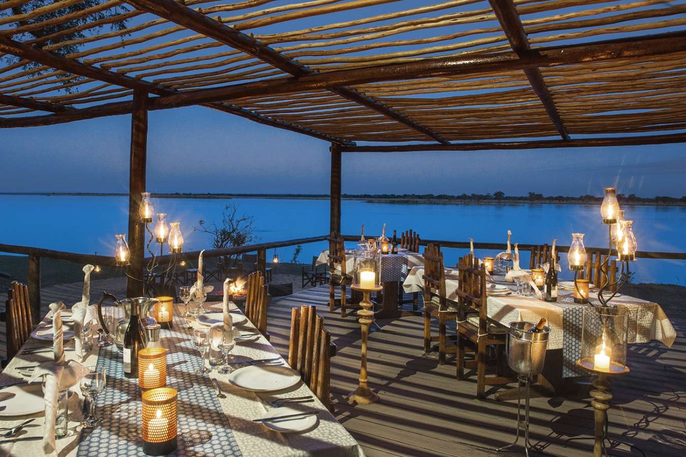 Dining Deck - Chiawa Camp