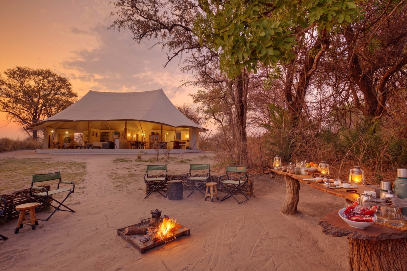 Dining outside
