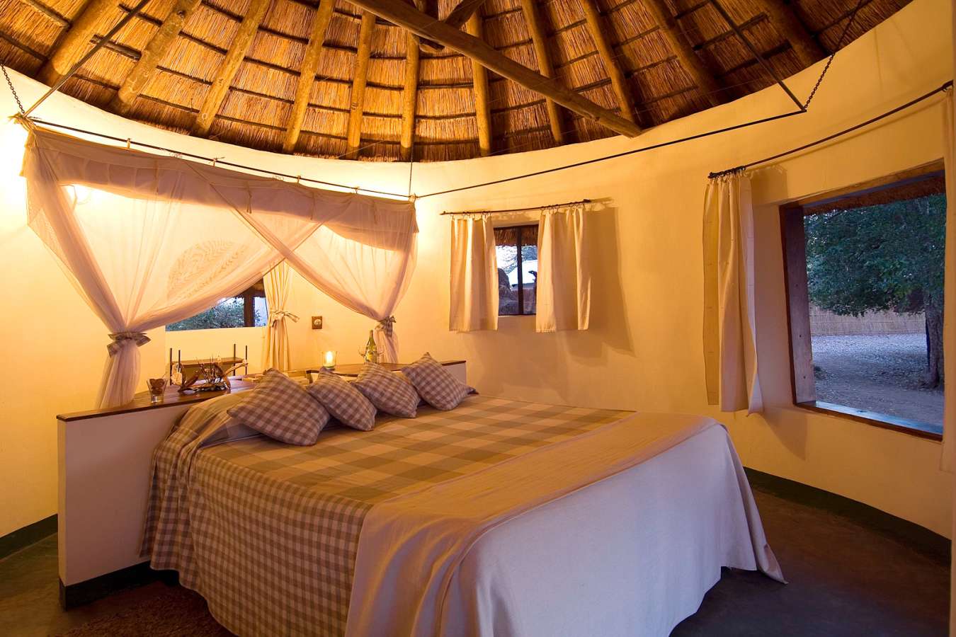 Inside a cottage - Nsefu Camp