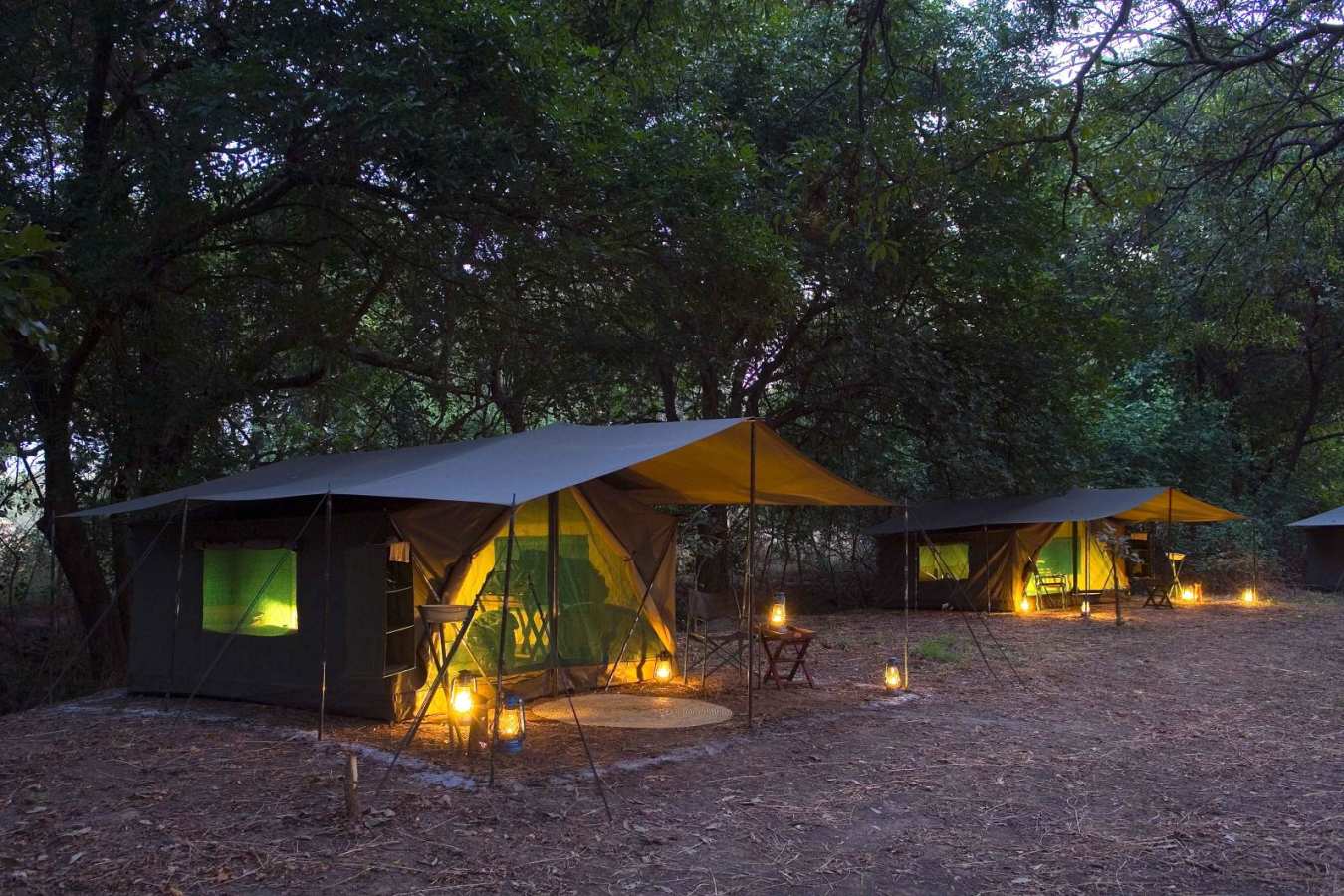 Camp at night - RPS Mobile Camp