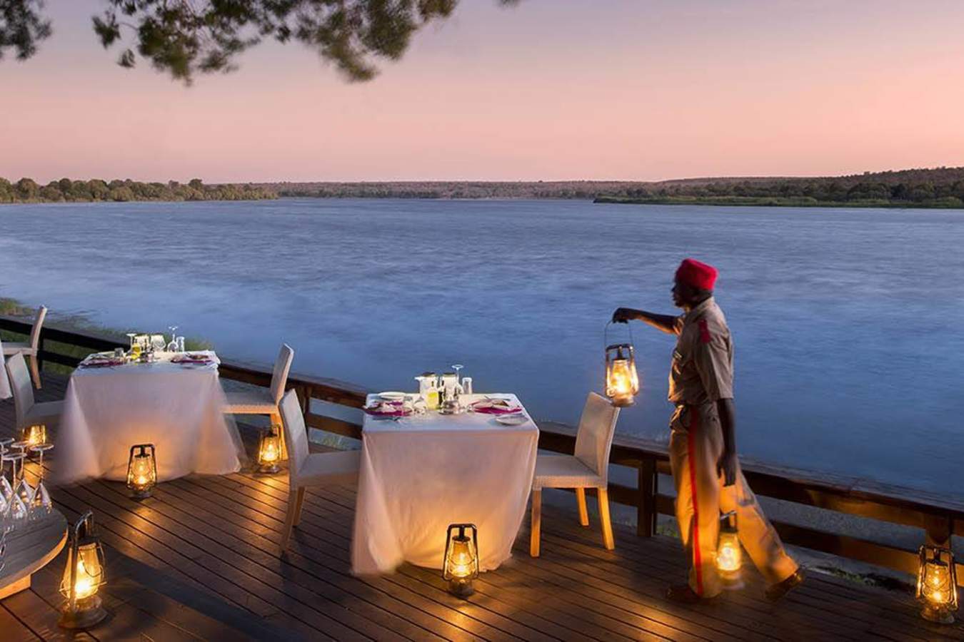 Dinner at River Lodge - Royal Chundu