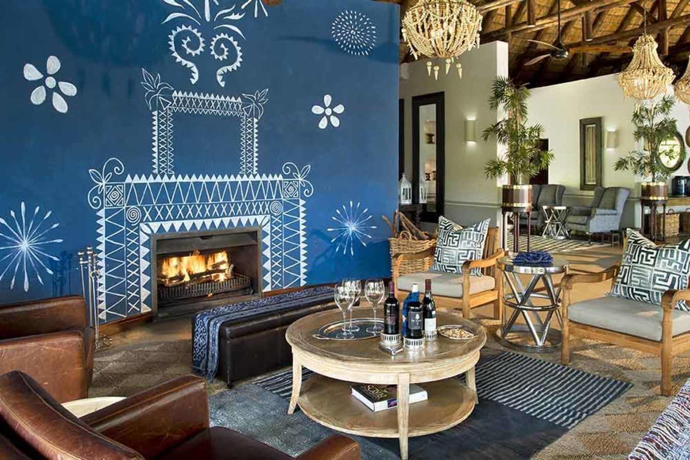 Island Lodge lounge - Royal Chundu