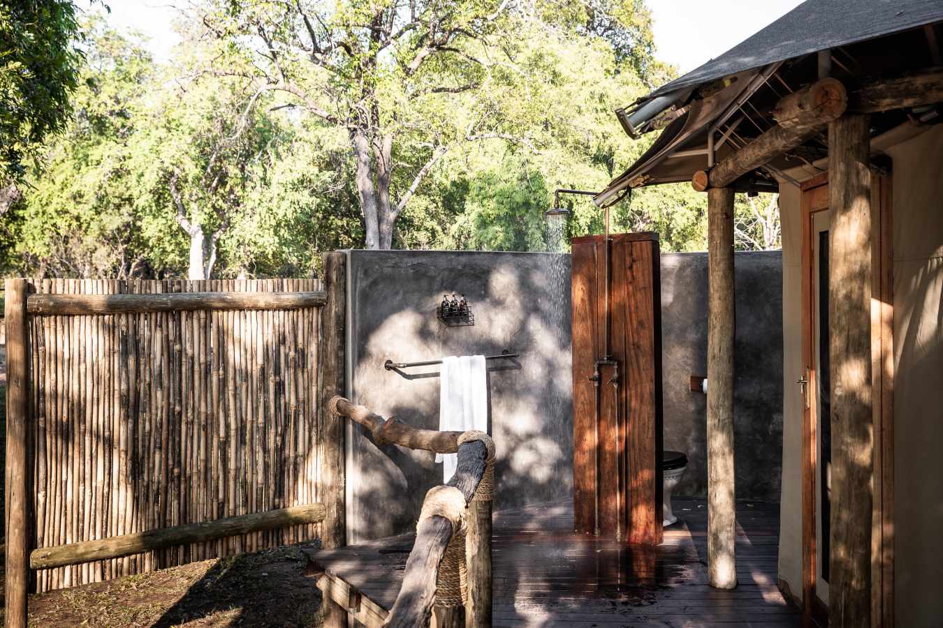 outdoor shower