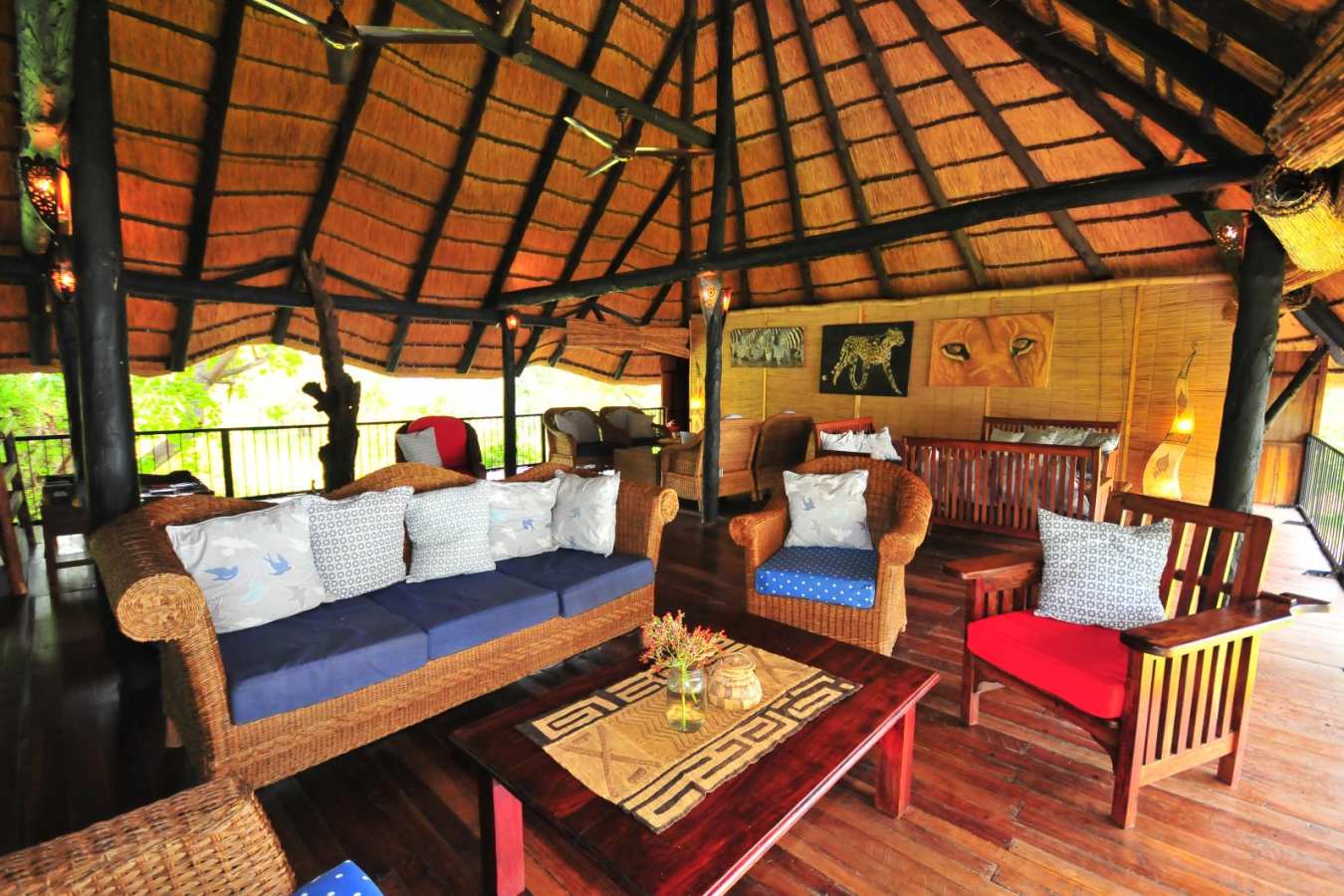 Upstairs Lounge  - Waterberry Zambezi Lodge