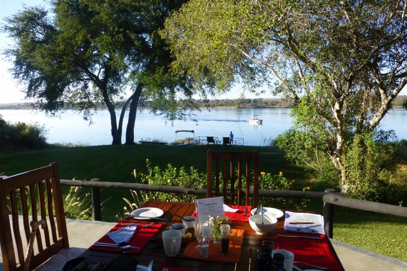 Breakfast on the terrace  - Waterberry Zambezi Lodge