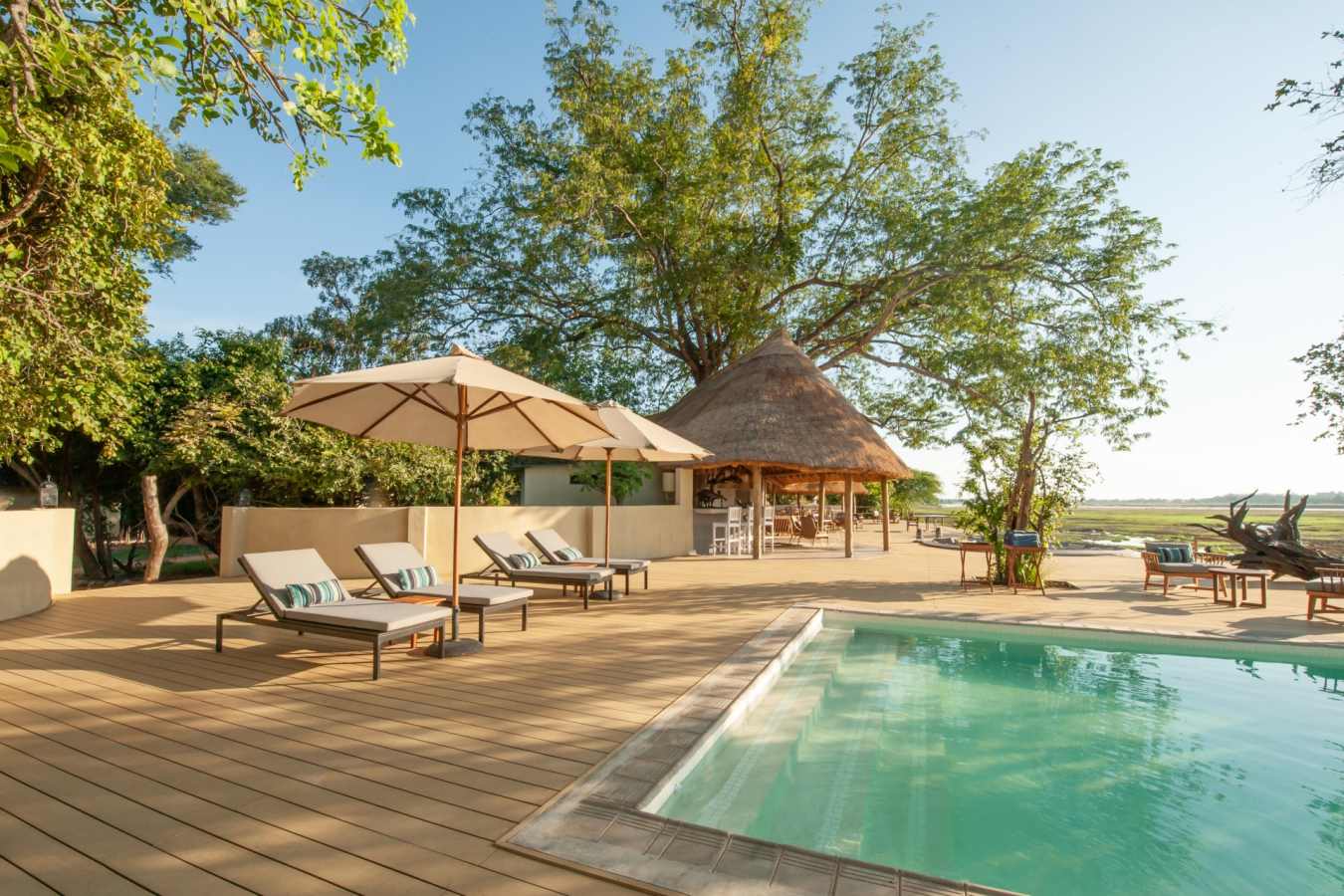 Swimming pool at Kafunta