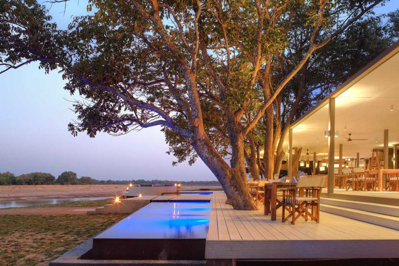 Dining area at Chinzombo - Ultimate Zambia and Malawi
