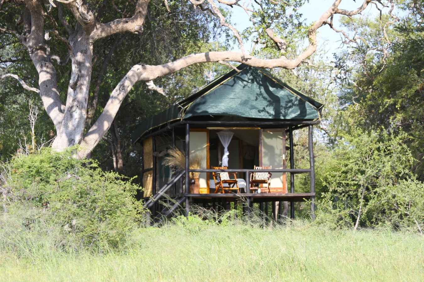 Elevated Guest Tent  - Bomani Tented Lodge