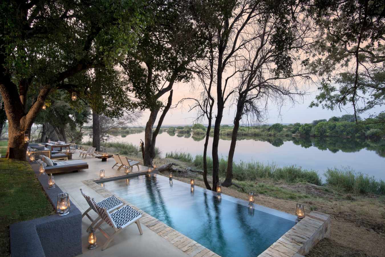 Matetsi River House pool 