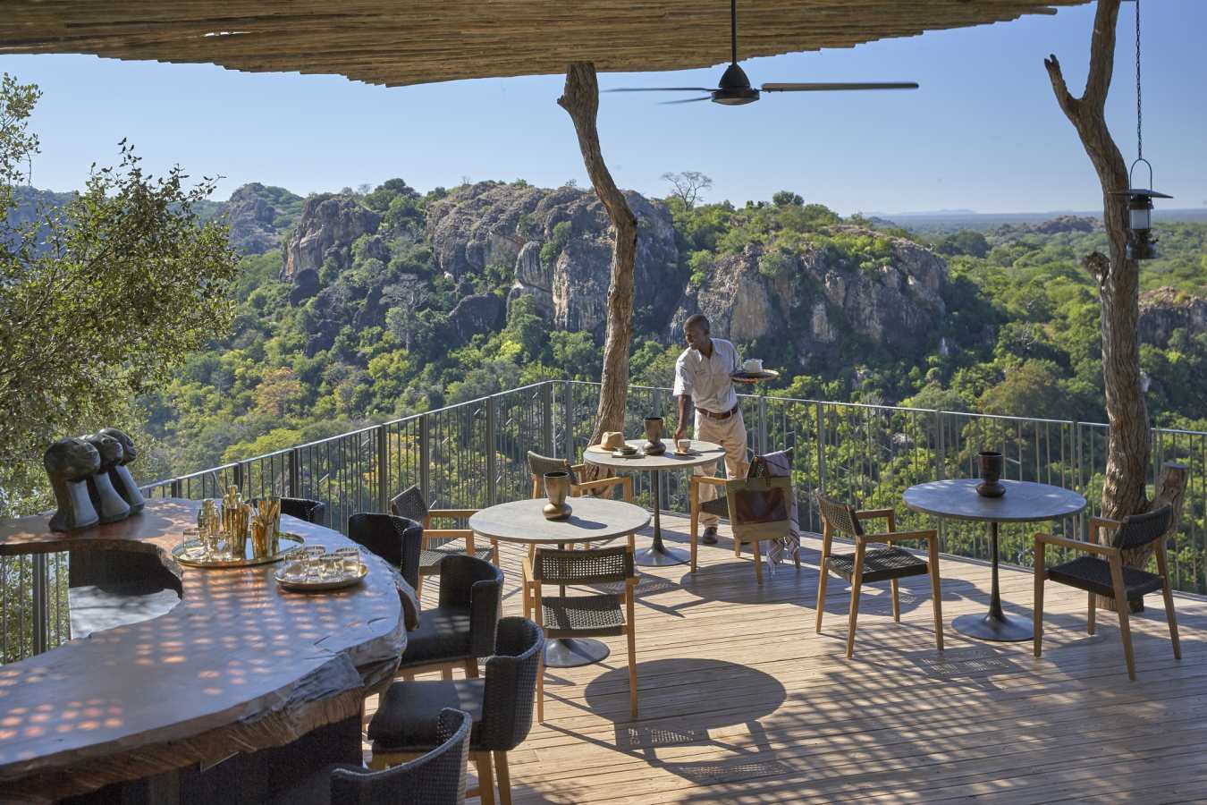 Dining view - Singita Pamushana