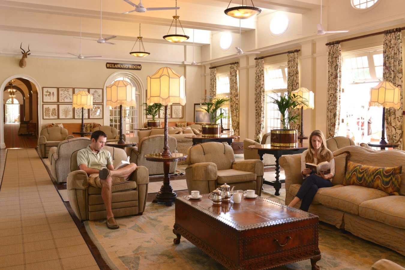 Main Lounge   - Victoria Falls Hotel