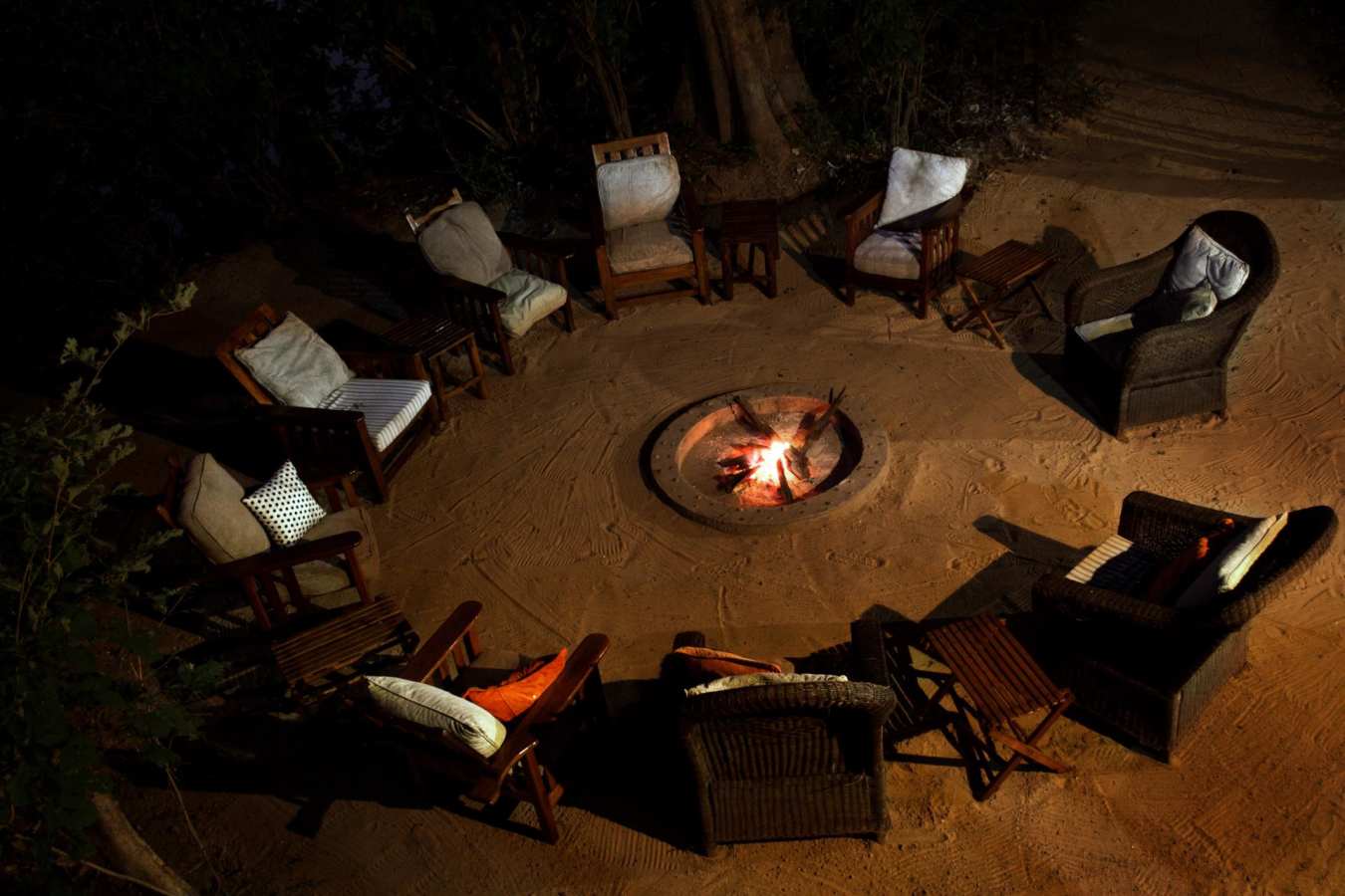 Fire place - Vundu Camp