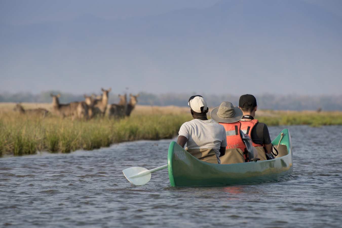 Canoeing on the Zambezi -