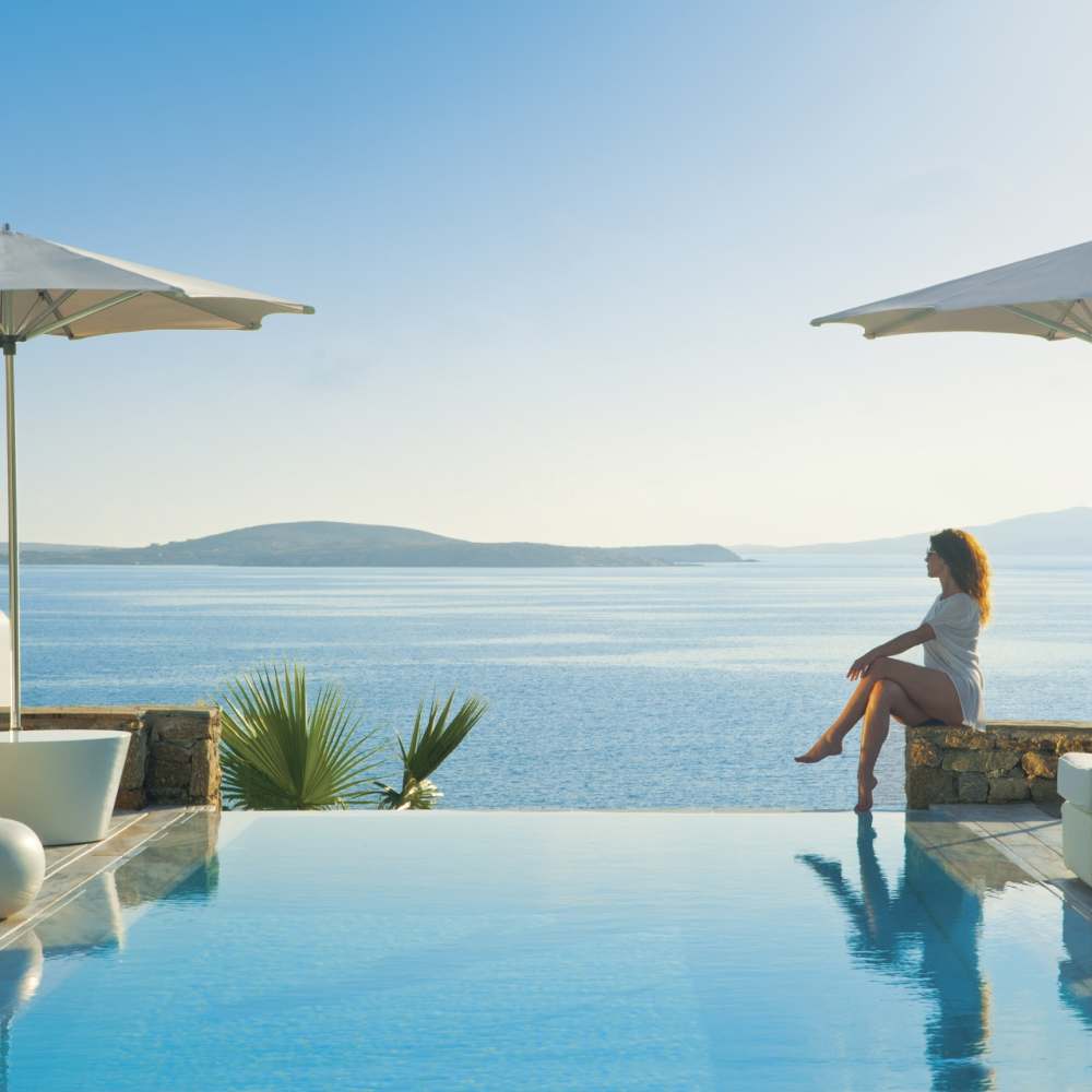 Save with €100 resort credit at Mykonos Grand, Greece