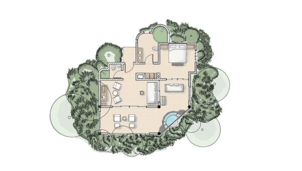 premium suite ocean view floor plan