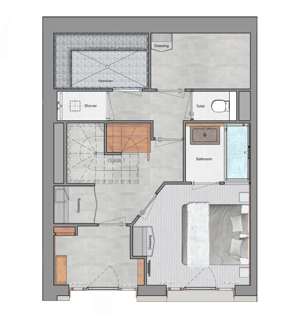 Chalet Triplex, ground flooor - Pashmina Le Refuge