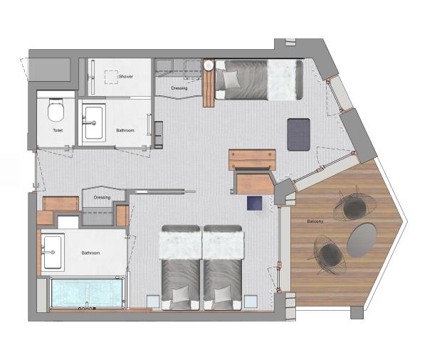 Triple room - Pashmina Le Refuge