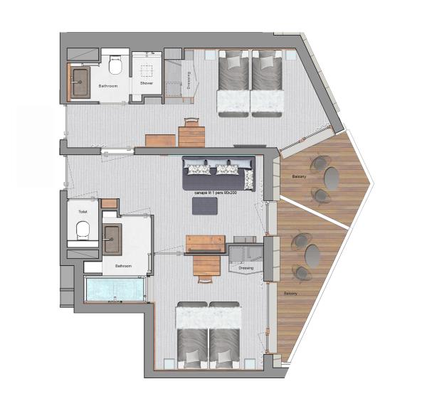 Interconnecting Family Suite - Pashmina Le Refuge