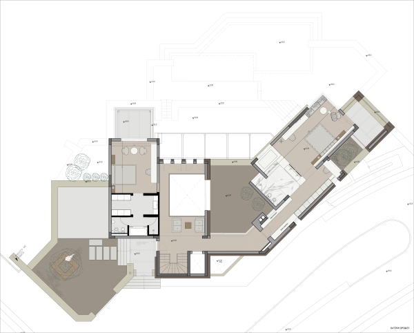 Master Bedroom Level Floorplan