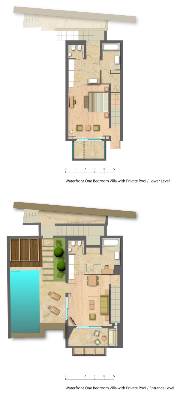 Waterfront One Bedroom Villa with Private Pool