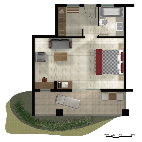 Bungalow Sea Front Floorplan 