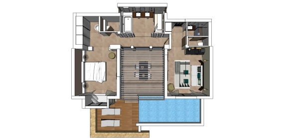 1 Bedroom Ocean Pool Villa - Eagles Villas