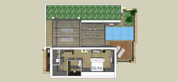 Residential 2 Bedroom Villa Top Floor - Eagles Villas