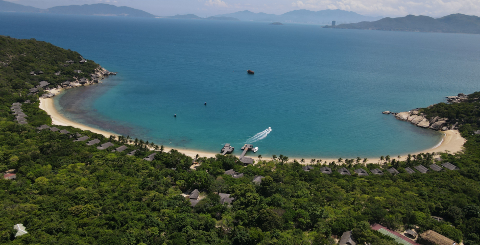 Relax on Ninh Vanh Bay’s shores