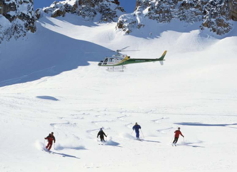 Heli-ski into Whistler's backcountry