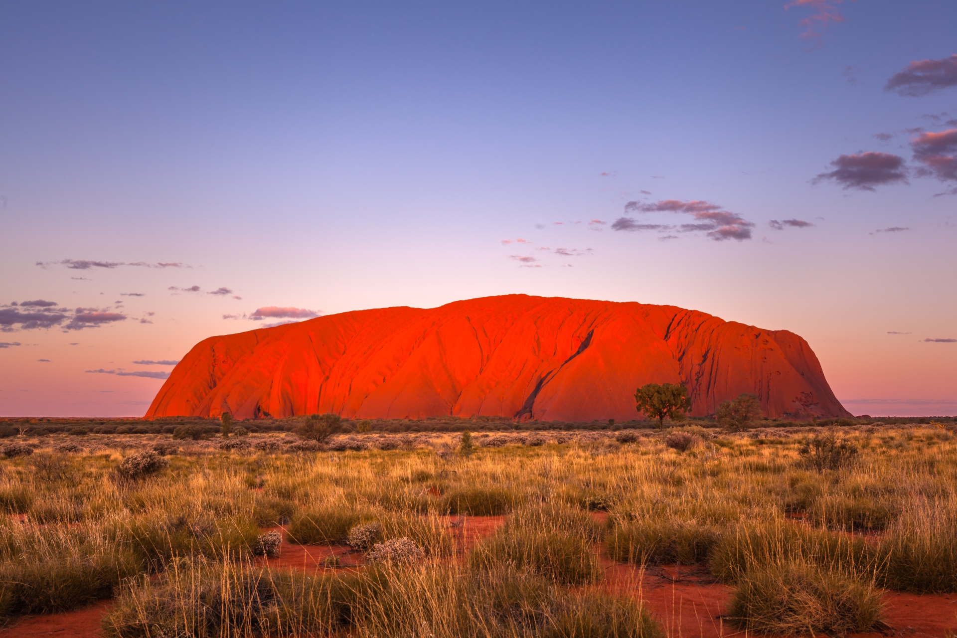 Watch the Rock Change Colour at Sunset