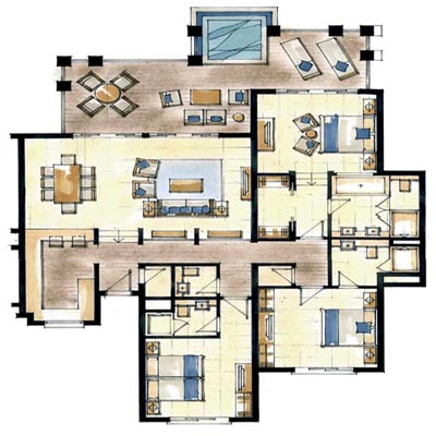 3 bedroom suite