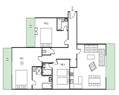 ground floor - Beau Rivage Hotel