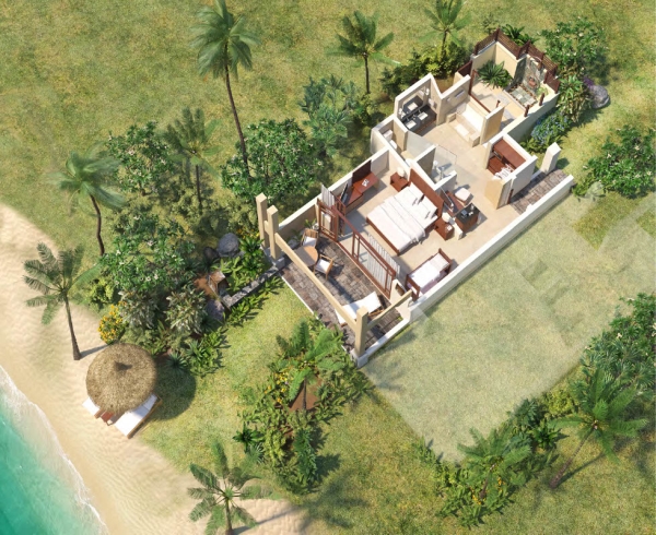 Junior Suite Ocean Front Floor Plan 