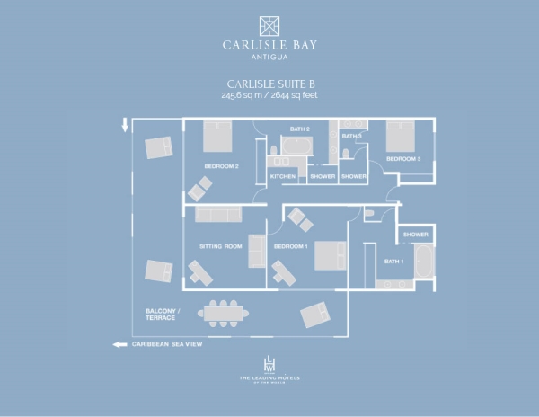 Carlisle Suite B floorplan  