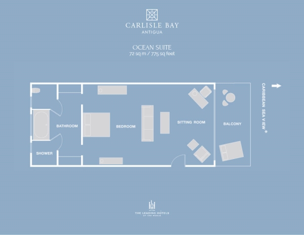 Ocean Suite floorplan 
